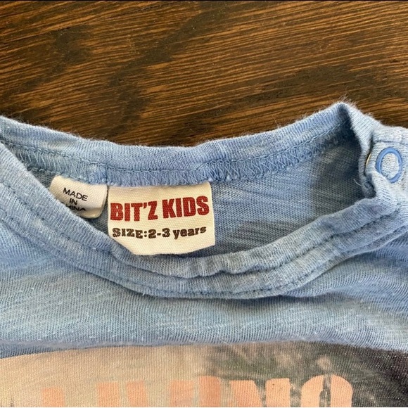 BIT’Z KIDS San Onofre tee sz 2-3 years - Picture 4 of 7